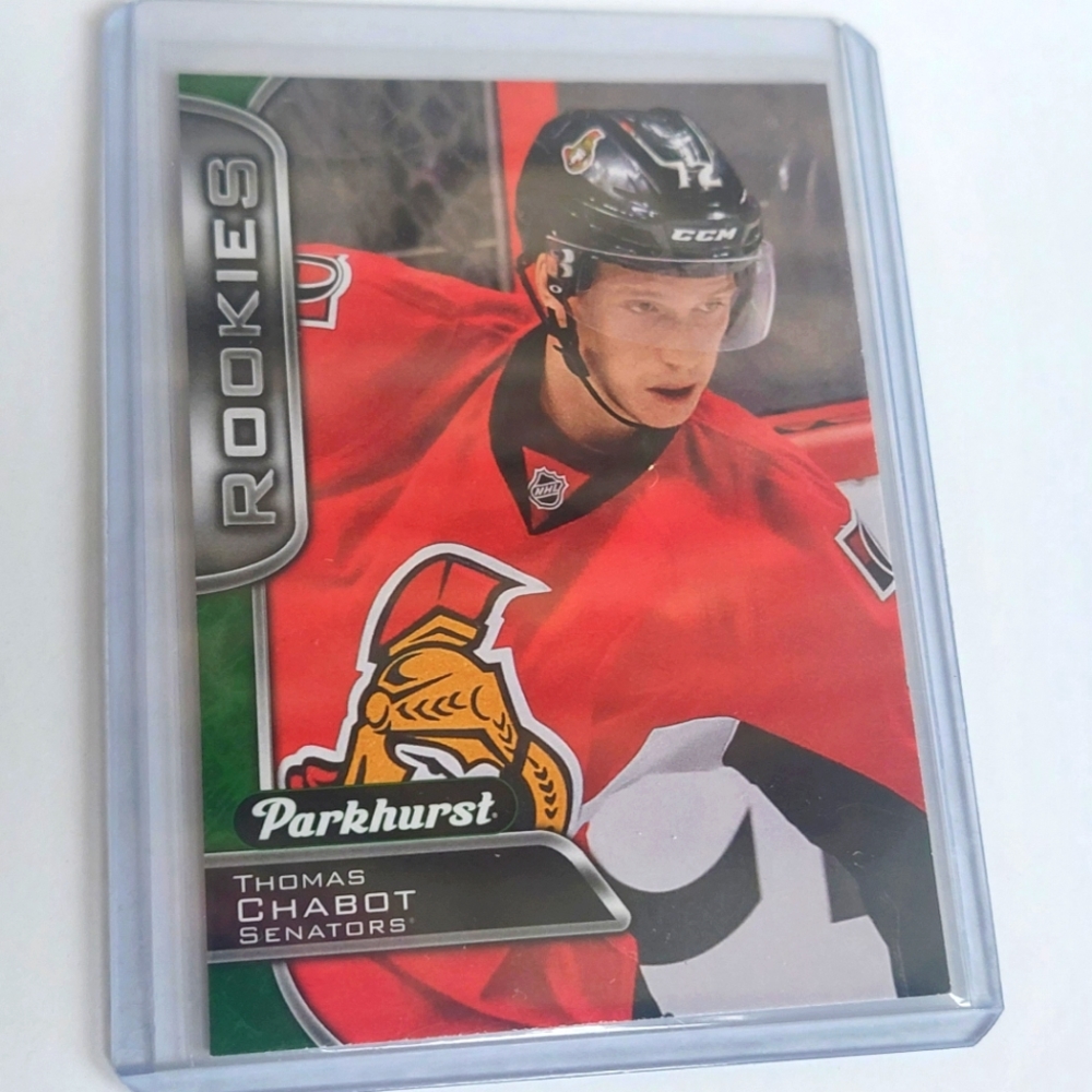 Thomas Chabot Parkhurst Rookie Card 2016/2017 Star for the Ottawa Senators